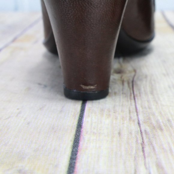 CLARKS Indigo Crossover High Heel Buckle Shoes 6.5 - Picture 5 of 8